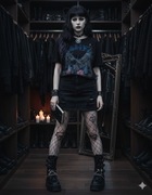 koszulka gotycka otwarty tył darkness. Made in Turkey.