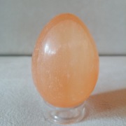 Jajko - naturalny Selenit (Kamień Księżycowy) pomarańczowy 