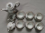 Filiżanki, spodeczki, dzbanek porcelana "Karolina"