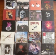 Zestaw 20 płyt CD, rap, hip hop, the Weeknd, Metallica, Hardwell