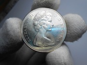 Kanada, 1 Dolar 1967, 100 Lat Kanady, Srebro 23 g. Piękna !
