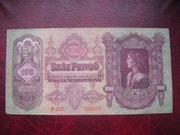 BANKNOT WĘGRY 100 Pengo 1930 r.