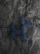 balonikowy piesek na szydełku pluszak maskotka amigurumi rękodzieło  