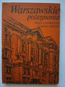 WARSZAWSKIE POŻEGNANIA - Jerzy Kasprzycki, Marian Stępień