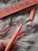 Too Faced sketch marker eyeliner papaya peach oczy