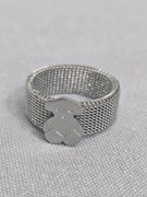 Piekny pierscionek z misiem Tous 