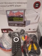 Radio samochodowe z wysuwanym ekranem 7 calowym