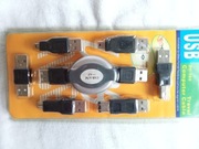 Zestaw przejściówek adapterów na USB przejściówki adaptery 