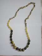 Naszyjnik jaspis zielony