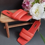 Stylowe klapki damskie Primark – pomarańczowe, rozmiar 40