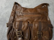 Brązowa torebka skórzana A4 – klasyczna torebka ze skóry naturalnej