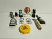 Zestaw starych otwieraczy do butelek piwo