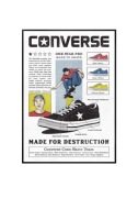 Plakat A4 21x30 Converse Y2K do pokoju