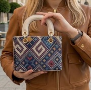 Etno/folk bag torebka kwadratowa