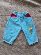 Vintage spodenki dla małego dziecka PRL sztruksowe spodnie haremki 