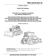 Caterpillar D7F Operator Manual Instrukcja obsługi i konserwacji