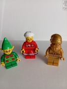 lego Figurka BAM Pani Mikołajowa złoty Mikołaj Elf 