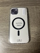 Etui na telefon iPhone 15 Plus/MagSafe(czarny)/ szkło gratis