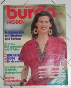 Burda moden 1990 - kwiecień krawiecki niemiecka stara