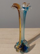 Wazon szklany w stylu Murano z rybką