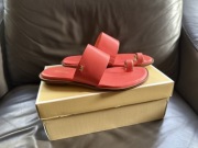 NOWE Klapki Michael Kors model August, kolor pink grapefruit, roz. 37,5