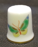 Naparstek kolekcjonerski porcelanowy Japoński FUKAGAWA  - motyl