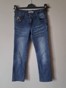 Spodnie jeans 134 freestar granatowe