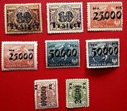 WYDANIE  PRZEDRUKOWE Fi 167-171**1923r.