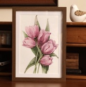 oryginalna akwarela, obraz w ramie "Bukiet"