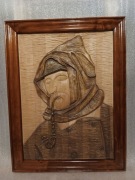 Dziad z fajką obraz