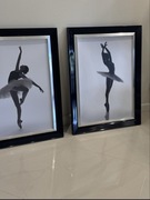 Obrazy baletnica 2 szt