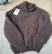 Golf czekoladowy 80% super kid moher italy