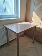 Stół kuchenny, Stolik do jadalni, metalowe nogi, 100x70x85