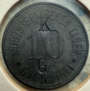 10 Pf Gnadenfrei (Piława Górna) OBÓZ KRIEGSGEFANGENEN LAGER Zn