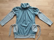 CIEPŁA TUNIKA Z SZEROKIM GOLFEM ROZ 128 134