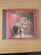 MASSACRA 'ENJOY THE VIOLENCE' CD pierwsze wydanie