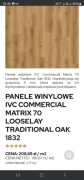 PANELE WINYLOWE IVC  MATRIX 70 DITIONAL OAK 1832