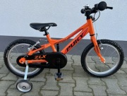 Aluminiowy Rower Rowerek Dziecięcy PUKY ZLX 16" Orange z Bocznymi Kółkami