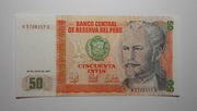50 Intis Peru  oryginał stan bankowy
