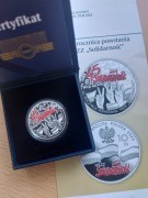 10 zł - 45. rocznica powstania NSZZ "Solidarność"