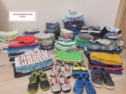 Zestaw ubranek i butów 174szt.