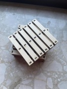 Podstawka Pod Kubek w Kształcie Mini Palety - 9x9 cm, Sklejka 3 mm