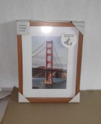 Ramka na zdjęcia 30x40 cm zdjęcie 19x29 cm ciemne drewno MDF