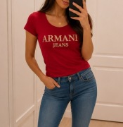 Armani Jeans oryginalna bluzka t-shirt Roz.S