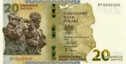 20 zł Ochrona Polskiej Granicy Wschodniej UNC