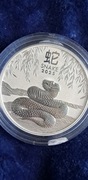 Rok Węża 2oz srebro 999.9 Oryginał w kapslu ochronnym 