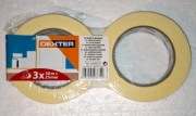 Taśma malarska maskująca DEXTER 50m x 25mm 2 SZTUKI