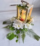 lampion stroik kompozycja nagrobna cmentarz