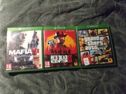 Gry Xbox one Red Dead 2,Mafia 3 , GTA V 