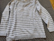 Elegancki sweterek Zara paski 152 cm